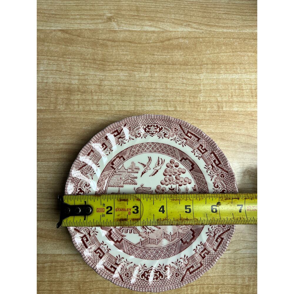 Vintage Royal Wessex Collection 7" England Pink Rosa Plates (Lot of 4) - Picture 2 of 7